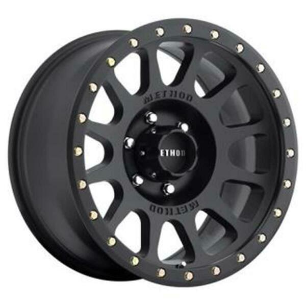 Method Race Wheels 17 x 8.5 in. NV 8 on 6.5 Bolt Pattern 4.75 in. Back Space, Matte Black MRWMR30578580500